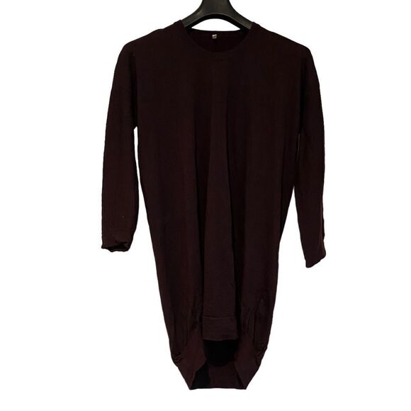 Boboutic Wool Silk Blend Hi Lo Tunic Sweater Size Medium - Picture 1 of 6